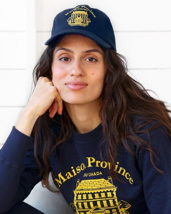 Maison Hat Navy - Made in Canada - Province of Canada