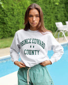 Made in Canada Prince Edward County Fleece Sweatshirt Cloud - Unisex - Province of Canada