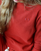 Made in Canada Reverse French Terry Sweatshirt Red - Unisex - Province of Canada