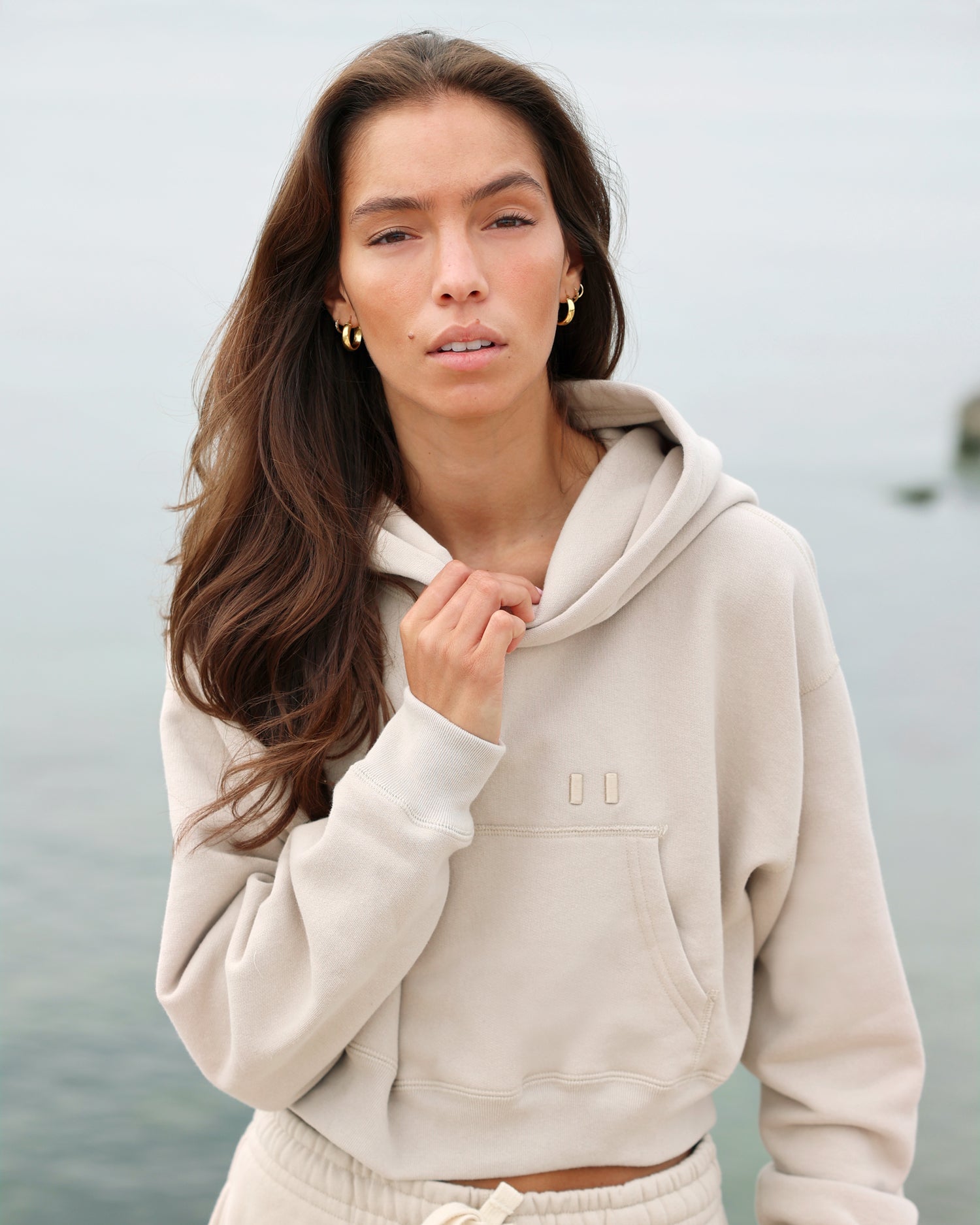 Province of Canada - Made in Canada - Cropped Hoodie - Sand