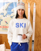 Made in Canada Fleece Ski Sweatshirt Cream - Unisex - Province of Canada