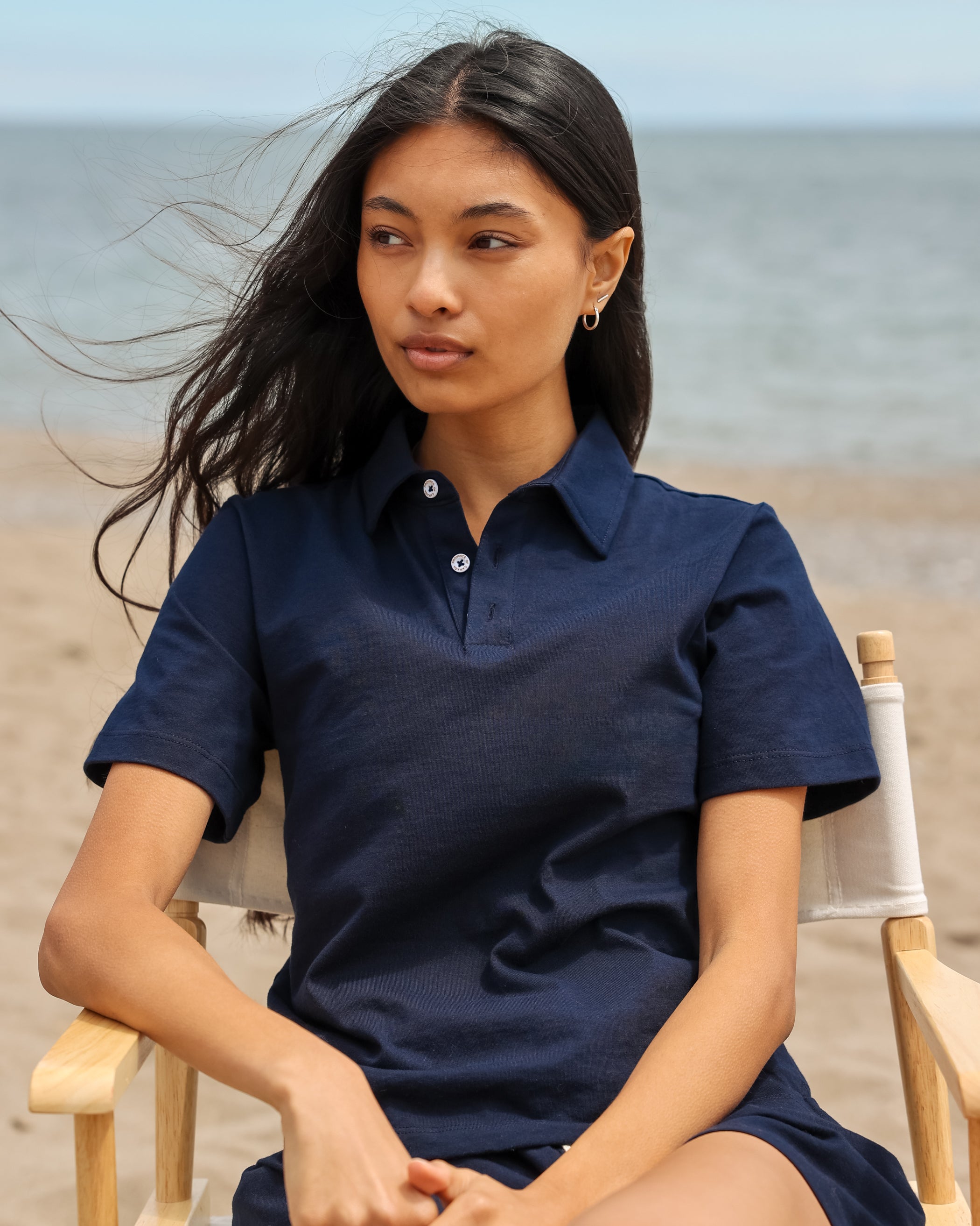 Made in Canada Sunday Polo Shirt Navy - Province of Canada