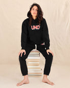 Uno Fleece Hoodie Black - Made in Canada - Province of Canada