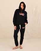 Uno Fleece Hoodie Black - Made in Canada - Province of Canada