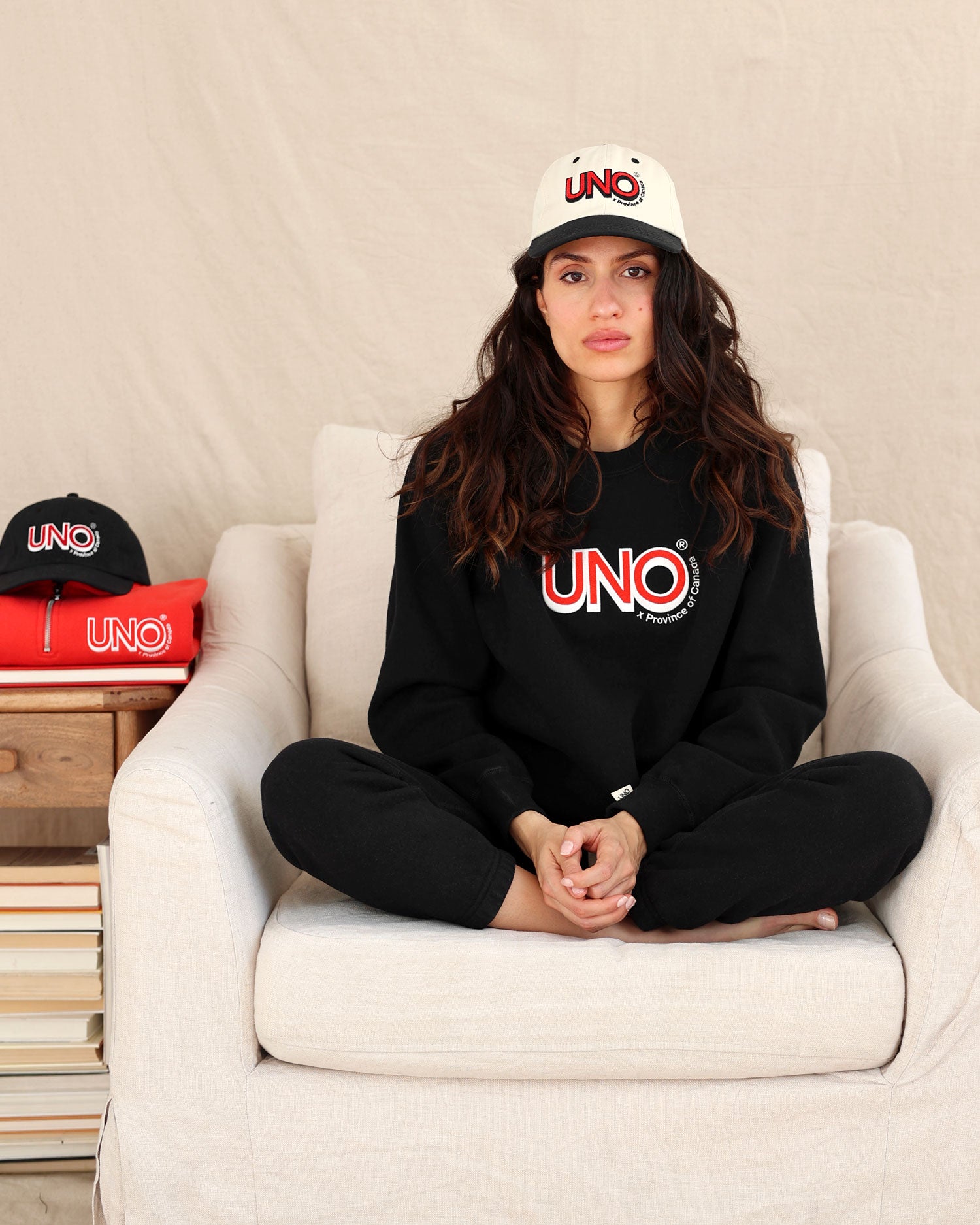 Uno Fleece Sweatshirt Black - Made in Canada - Province of Canada