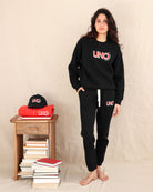 Uno Fleece Sweatshirt Black - Made in Canada - Province of Canada