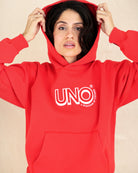 Uno Fleece Hoodie Tart Red - Made in Canada - Province of Canada