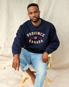 Made in Canada The Logo Fleece Sweatshirt Navy - Province of Canada