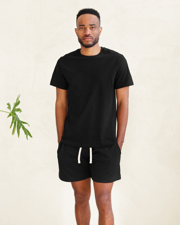 Made in Canada 100% Cotton Jersey Short Black - Mens - Province of Canada