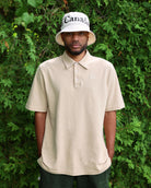 Made in Canada Flag Polo Shirt Desert - Unisex - Province of Canada