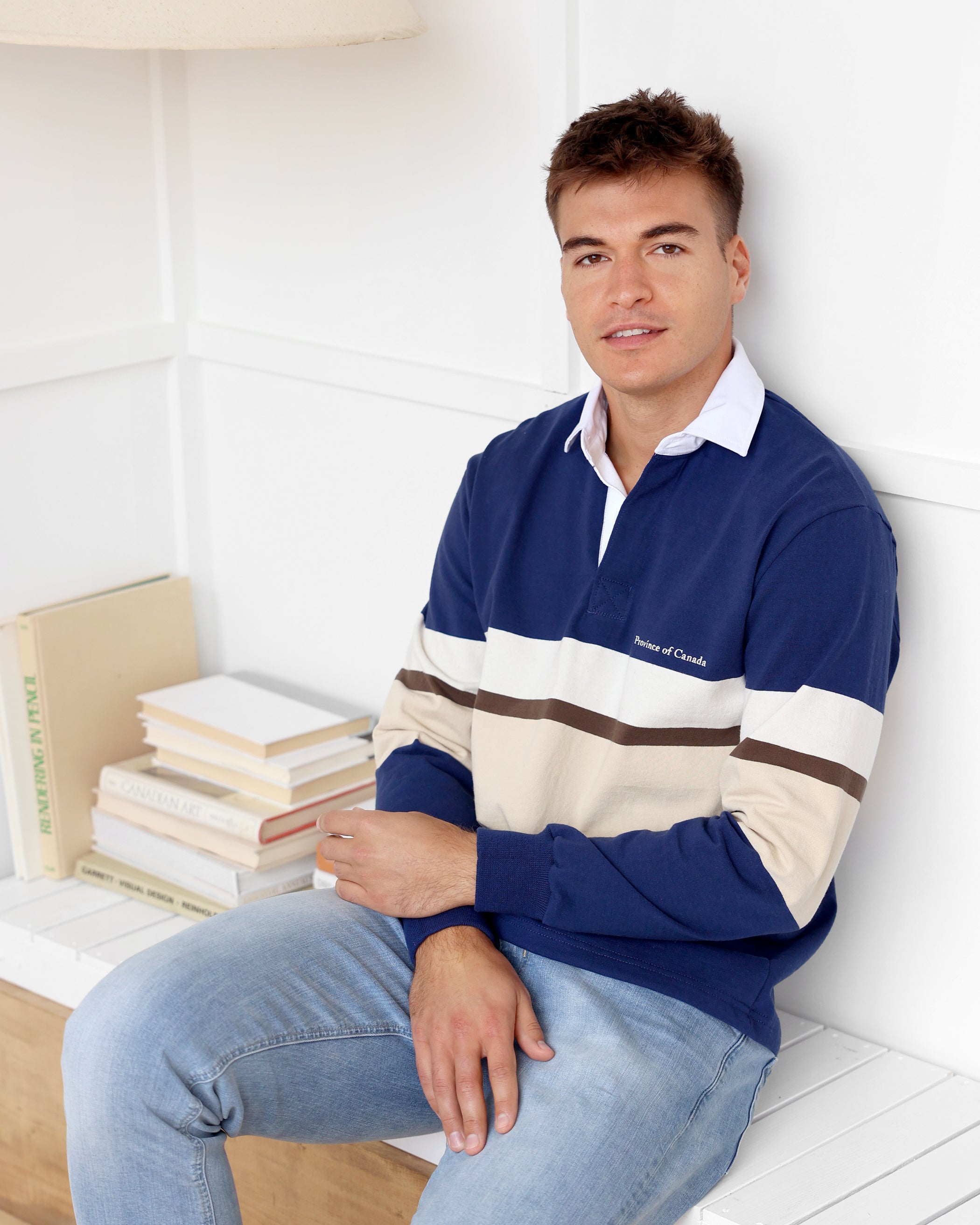 Made in Canada Drew Rugby Shirt 100% Cotton - Unisex - Province of Canada