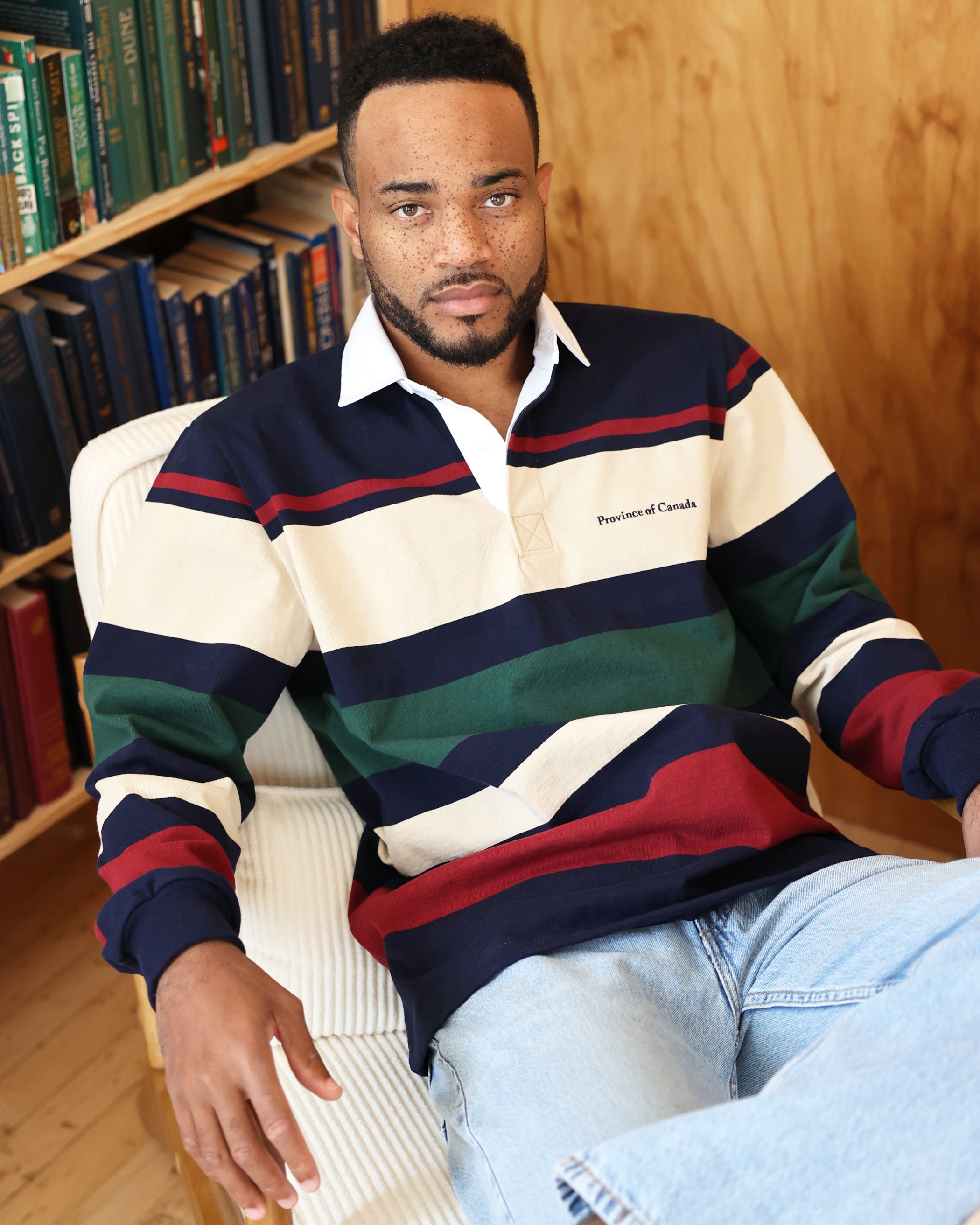 Made in Canada 100% Cotton Ellis Rugby Shirt - Unisex - Province of Canada