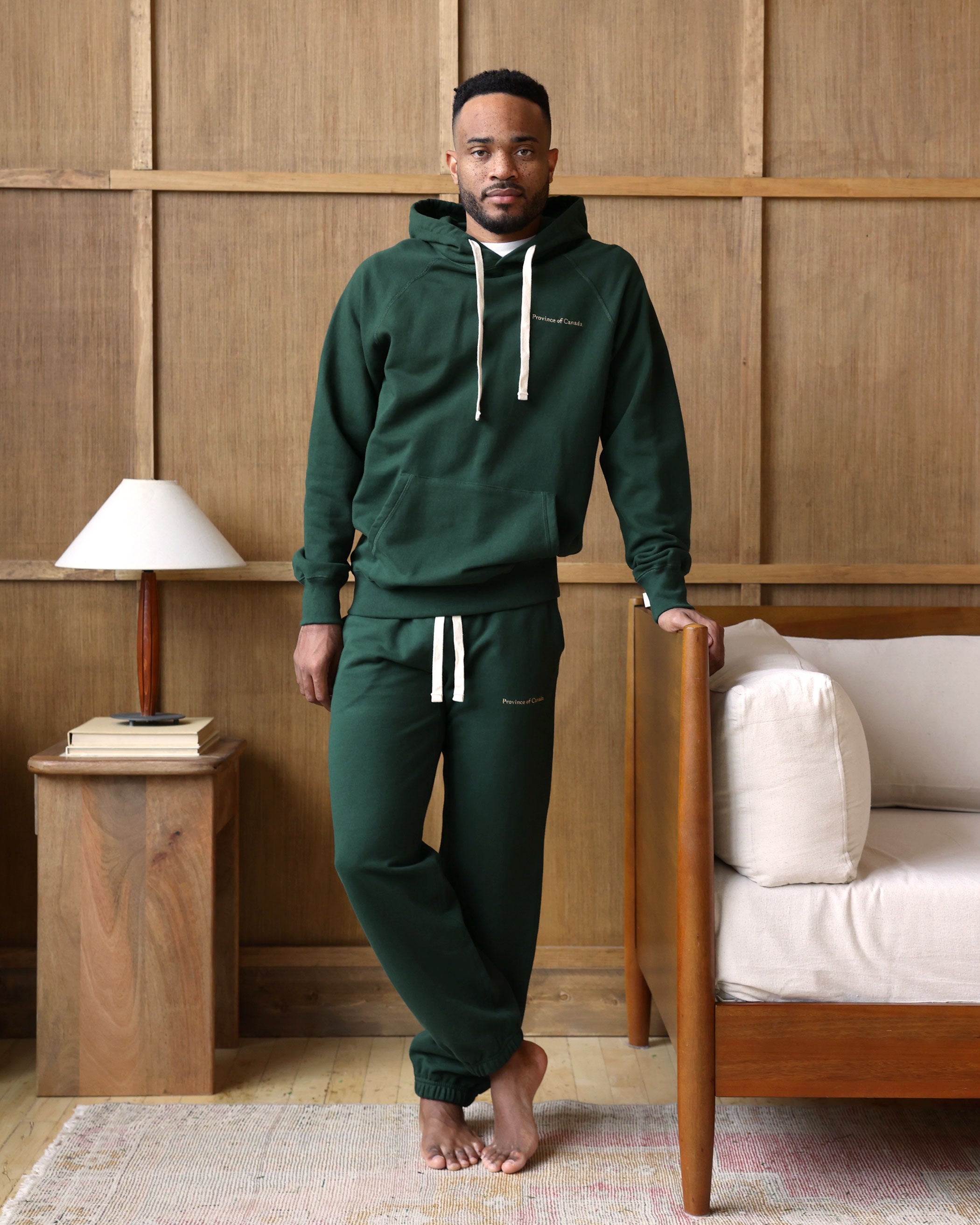 Relaxed French Terry Sweatpant Forest - Unisex - Made in Canada
