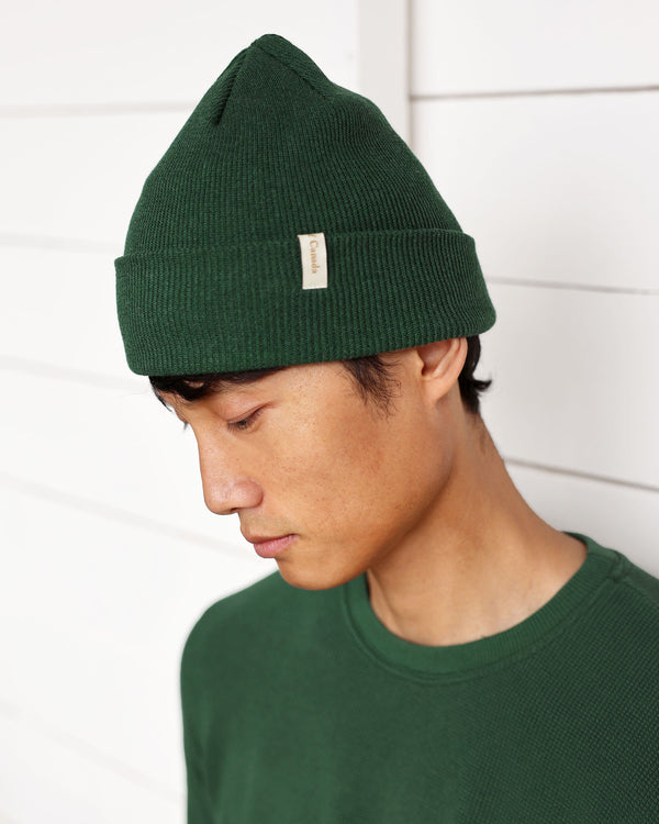 Forest Made in Canada Ribbed Cotton Toque Beanie - Province of Canada