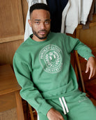 Made in Canada Country Club Fleece Sweatshirt Green - Unisex - Province of Canada