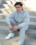 Old School Classic Made in Canada Fleece Heather Grey Lounge Sweatpants Unisex - Province of Canada