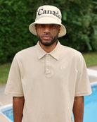 Made in Canada 100% Cotton Wordmark Bucket Hat Natural - Province of Canada