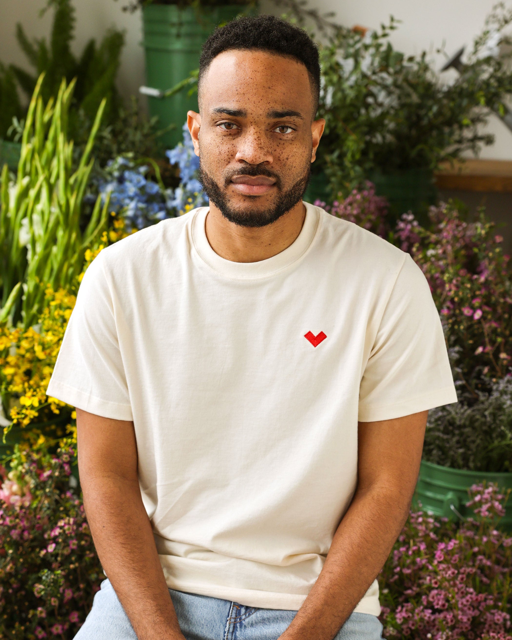Heart Tee Natural - Unisex – Province of Canada