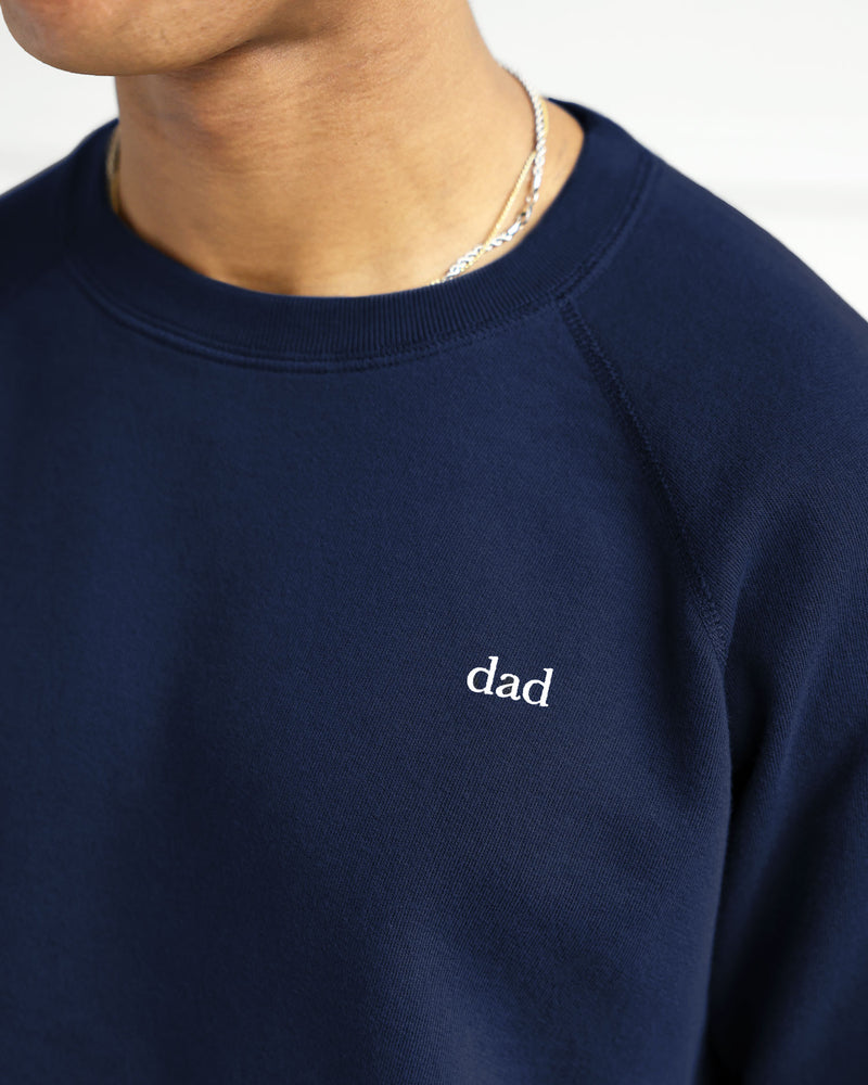 Made in Canada 100% Cotton Dad Sweatshirt Navy - Province of Canada