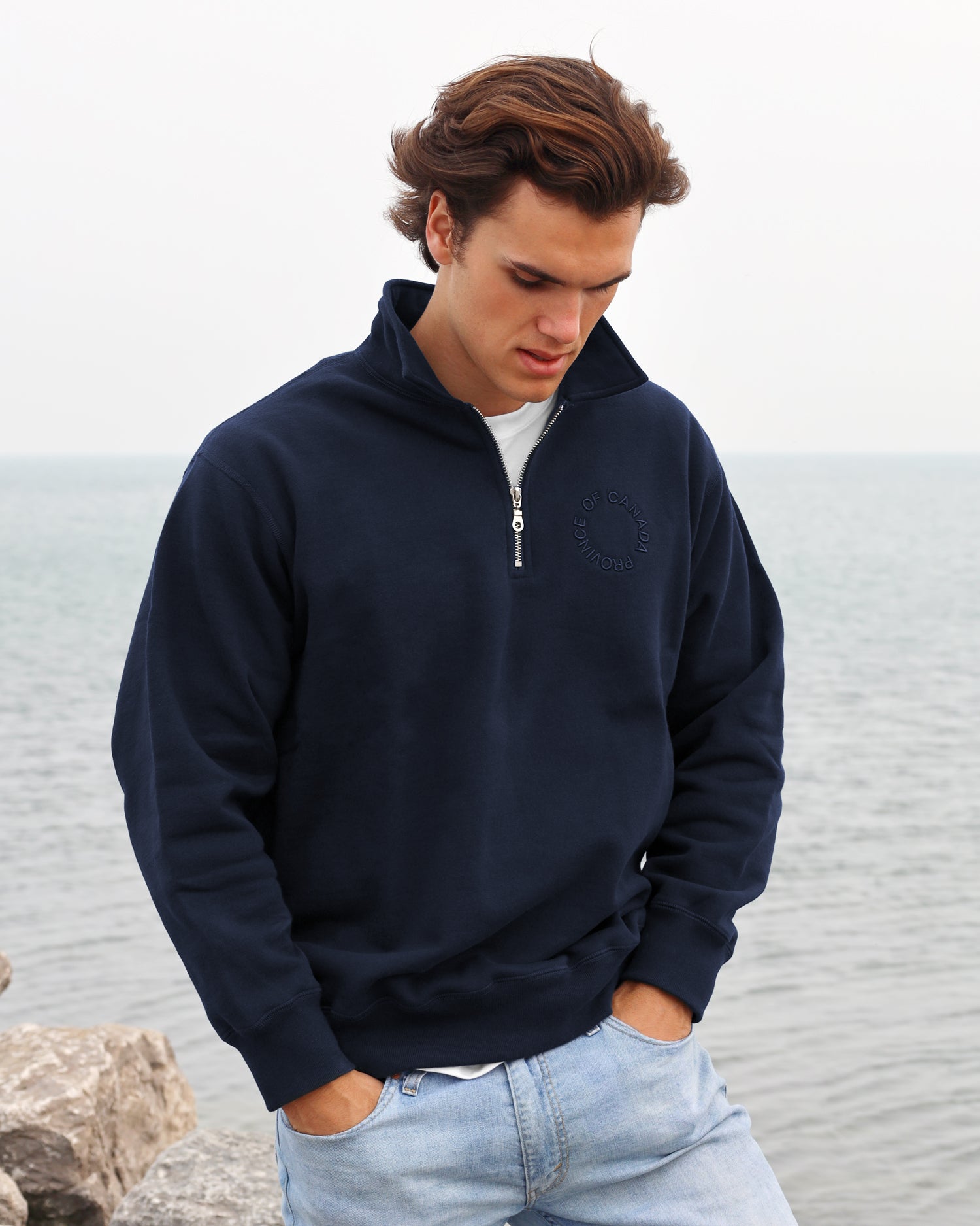 Province of Canada - Half Zip Sweatshirt - Made in Canada