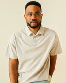 Made in Canada Sunday Polo Shirt Oatmeal - Province of Canada