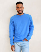 Made in Canada Organic Cotton Monday Long Sleeve Tee Super Blue - Province of Canada