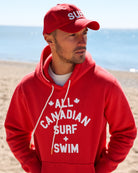 Made in Canada Red Surf Baseball Hat - Province of Canada 