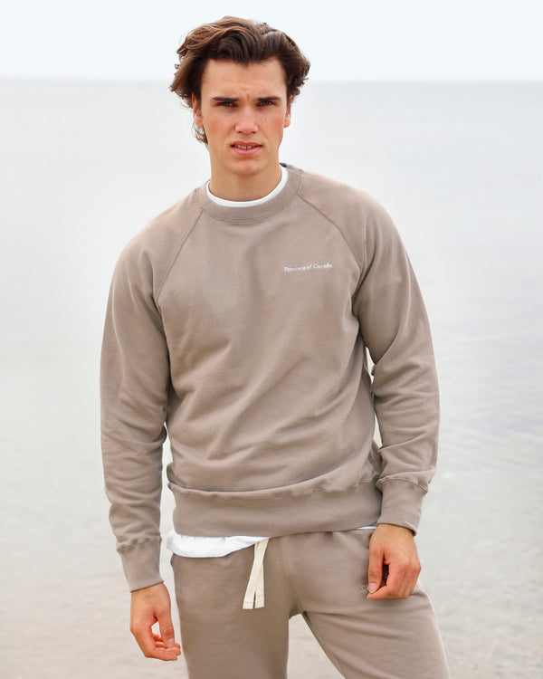 Made in Canada 100% Cotton French Terry Sweatshirt Truffle - Province of Canada