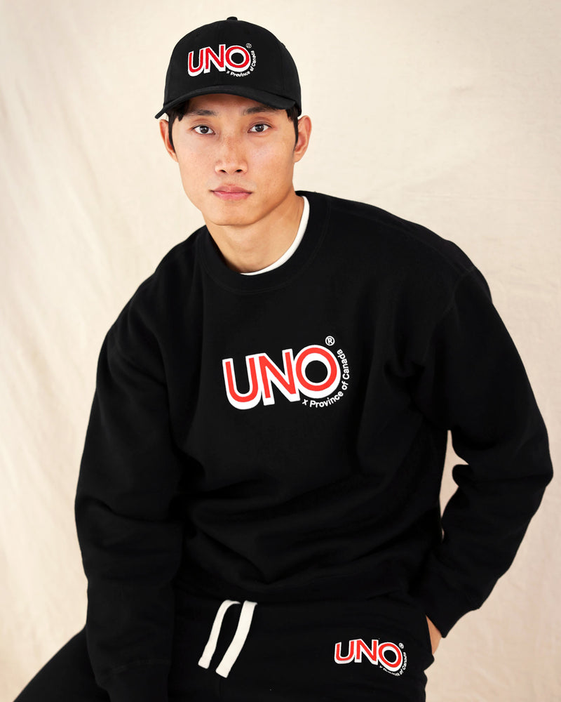 UNO Baseball Hat Black - Made in Canada - Province of Canada