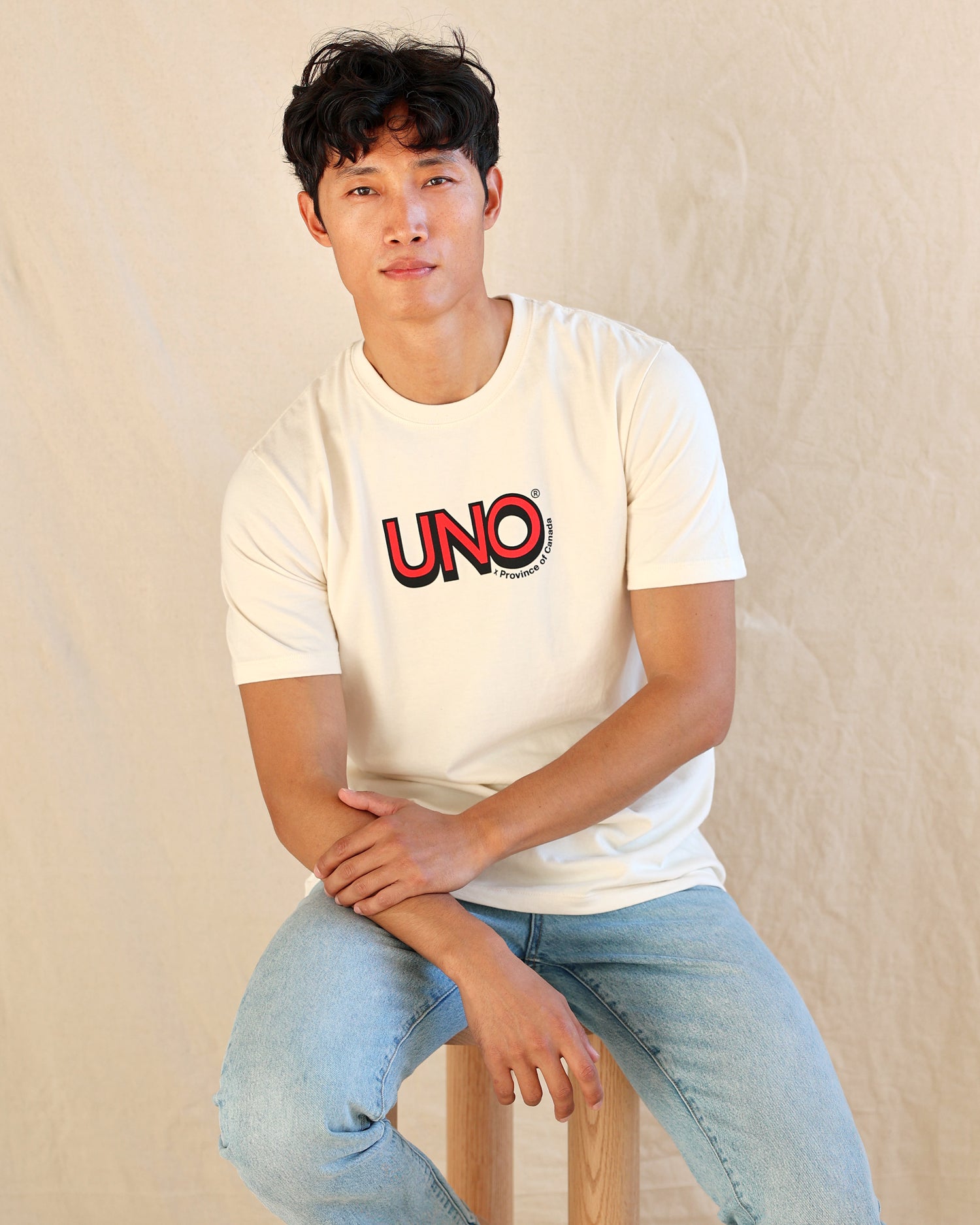 UNO Tee Natural Unisex - Made in Canada - Province of Canada