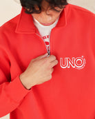 Uno Half Zip Tart Red - Made in Canada - Province of Canada