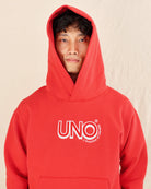 Uno Fleece Hoodie Tart Red - Made in Canada - Province of Canada