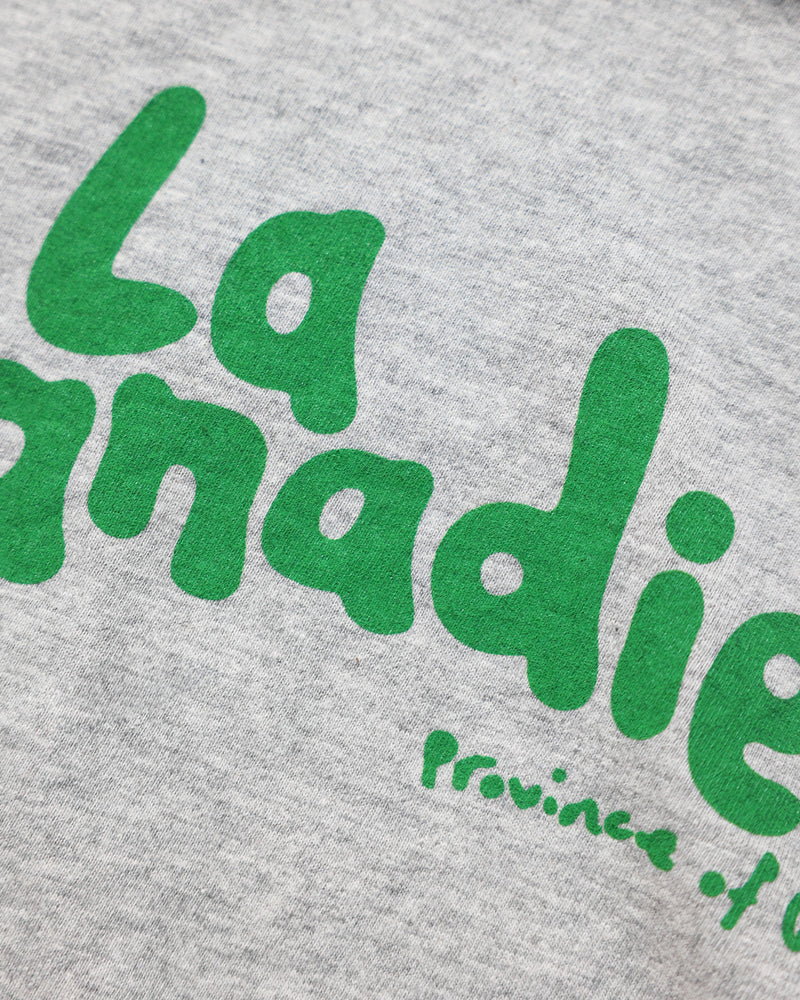 La Canadienne Tee Heather Grey - Made in Canada - Province of Canada