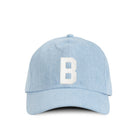 Made in Canada 100% Cotton Letter B Baseball Hat Light Blue Denim - Province of Canada