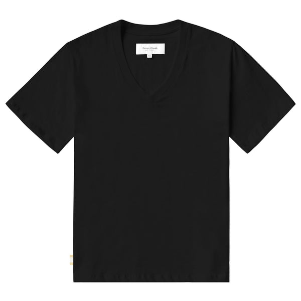 Friday V-Neck Tee Black - Made in Canada - Province of Canada