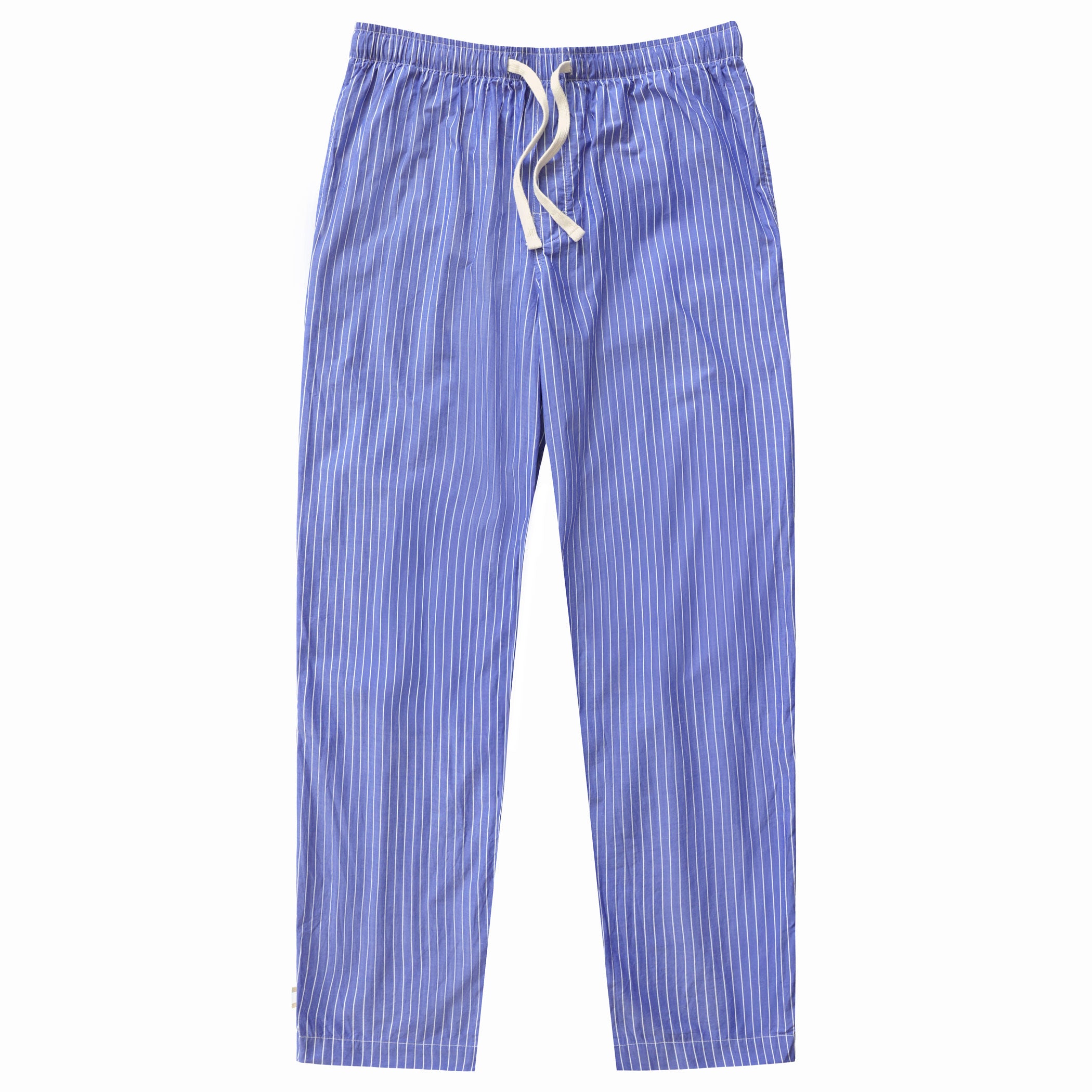 Cotton Poplin Blue Stripe Pyjama Pant Unisex Province of