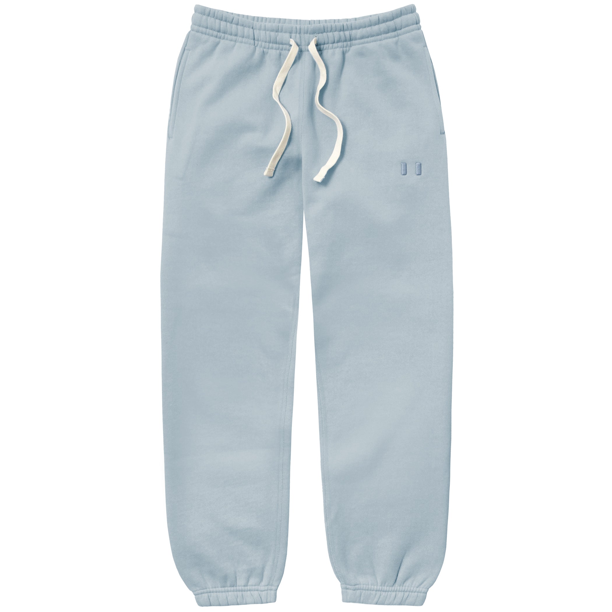 美品 BlueleaブルレアSideslit sweatpantsホワイト 【公式通販】