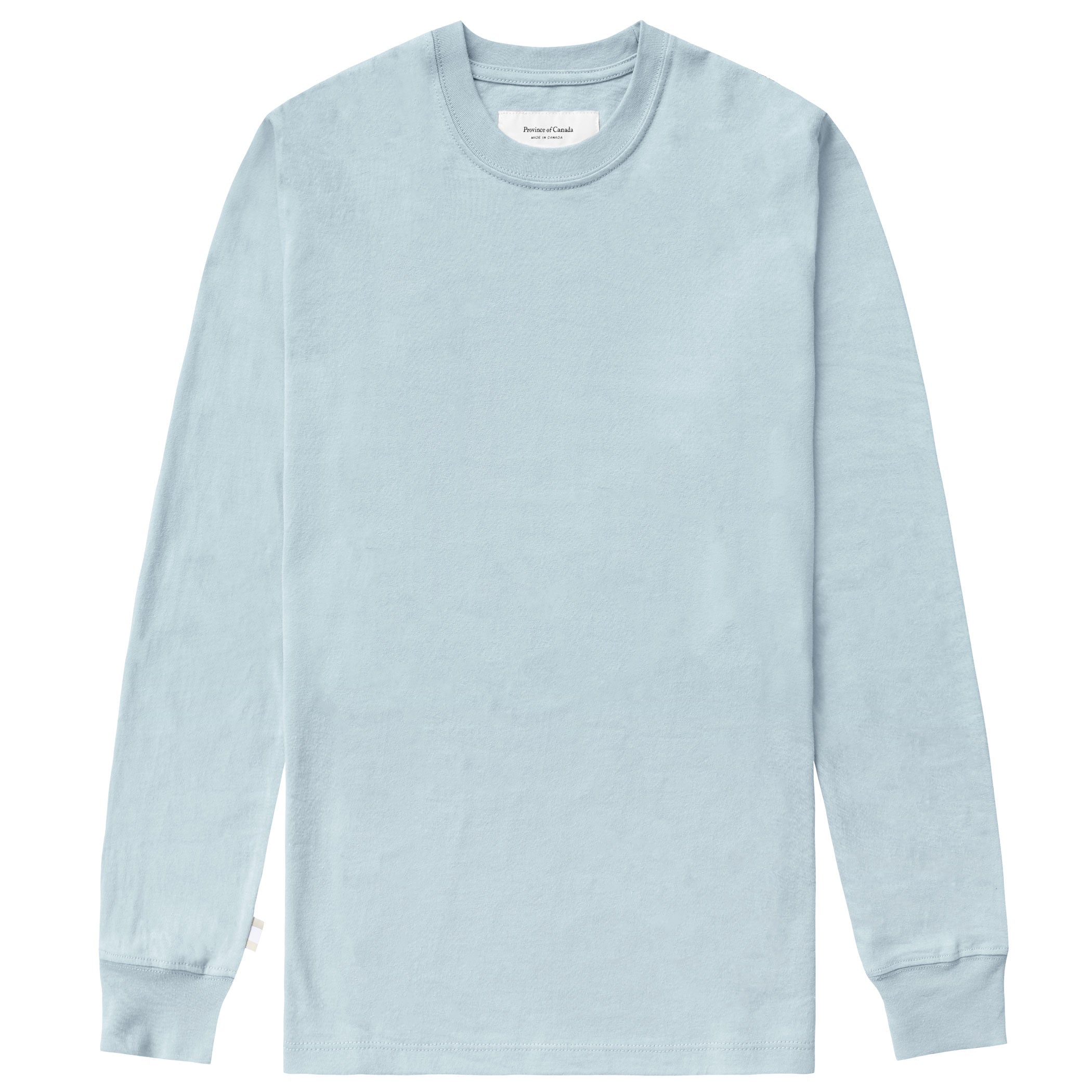 Made in Canada 100% Organic Cotton Monday Long Sleeve Blue Grey - Province of Canada