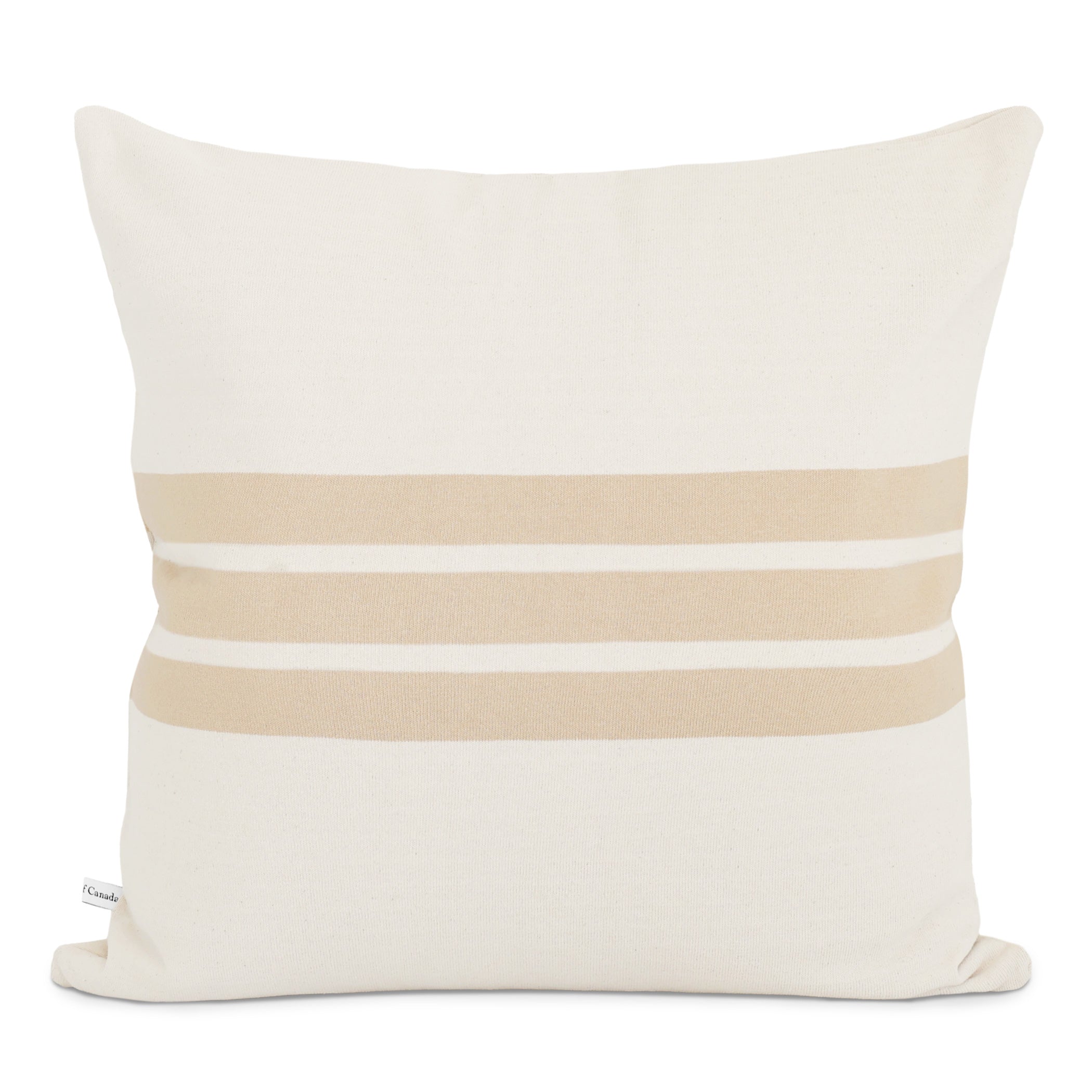 Brackley Cushion Cover Ivory and in Beige 100 Cotton Province of Canada