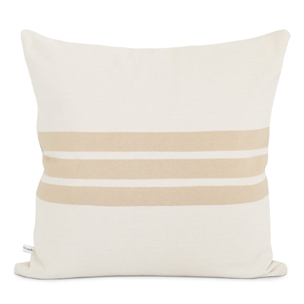 Made in Canada Brackley Cushion Cover Ivory and Beige - Province of Canada