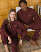 Made in Canada 100% Cotton French Terry Sweatshirt Burgundy - Unisex - Province of Canada