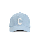 Made in Canada 100% Cotton Kids Letter C Baseball Hat Light Blue Denim - Province of Canada