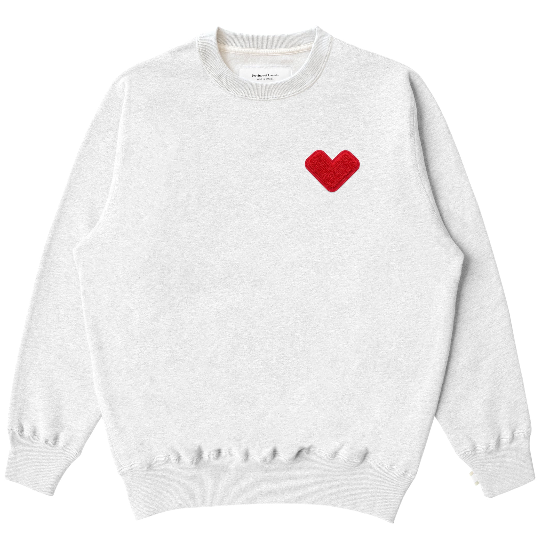 Made in Canada Heart Sweatshirt Cloud - Unisex - Province of Canada