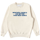 Made in Canada Montreal Bagels Sweatshirt Cream - Unisex - Province of Canada