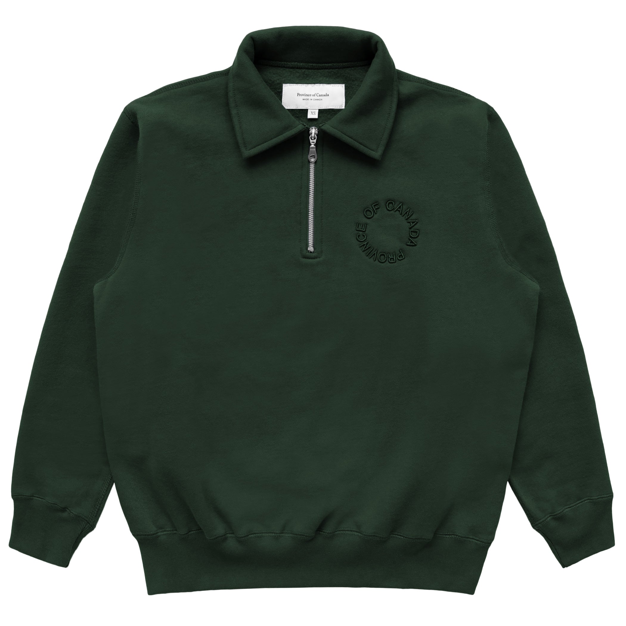 Half Zip Fleece Sweatshirt Forest - Unisex – Province of Canada