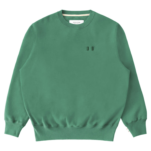 Flag Fleece Sweatshirt Green - Unisex – Province of Canada