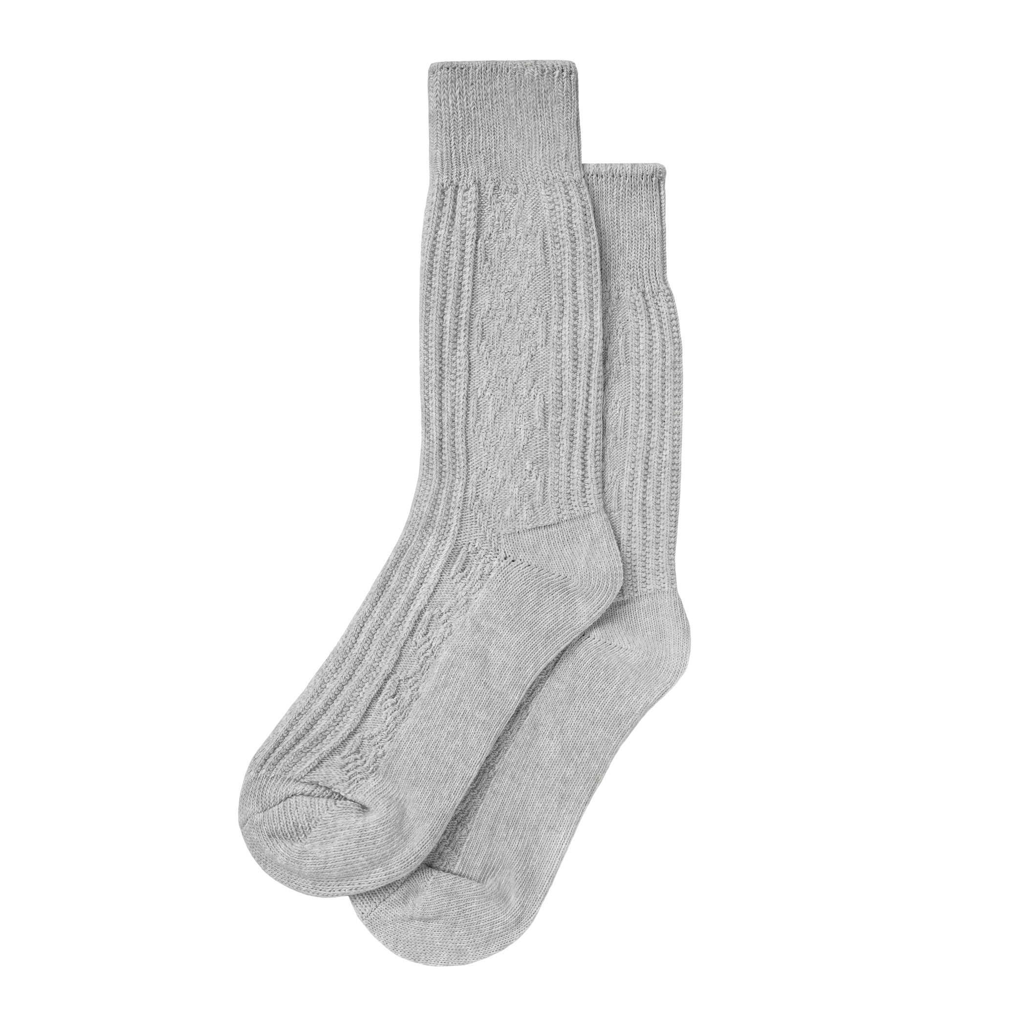 Made in Canada The Slouchy Sock - Windsor Heather Grey - Province of Canada