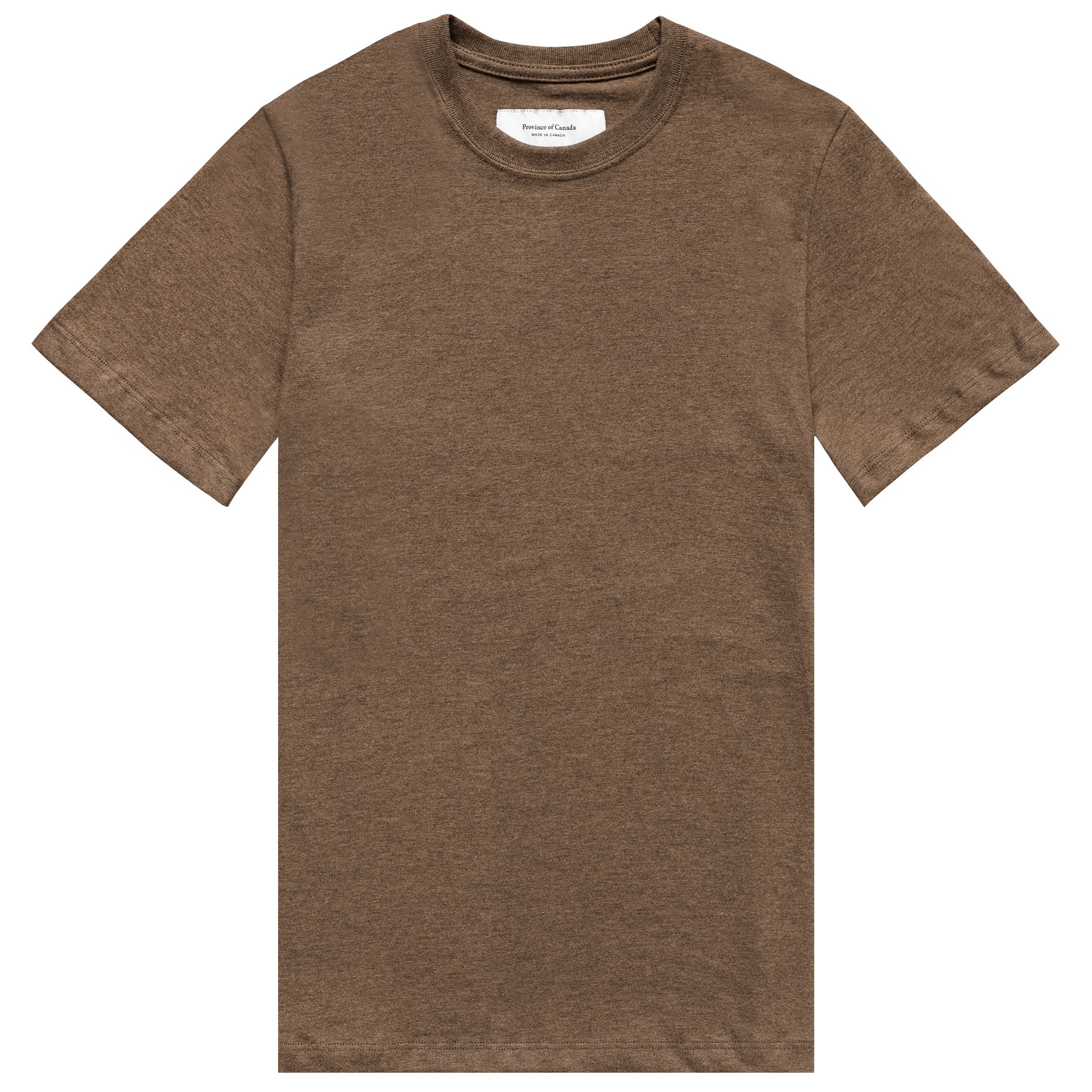 Monday Tee Heather Brown - Unisex - Made in Canada - Province of
