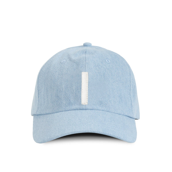 Made in Canada 100% Cotton Letter I Baseball Hat Light Blue Denim - Province of Canada