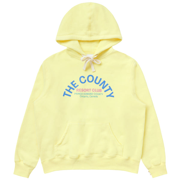 The County Fleece Hoodie Lemon Unisex Province of Canada